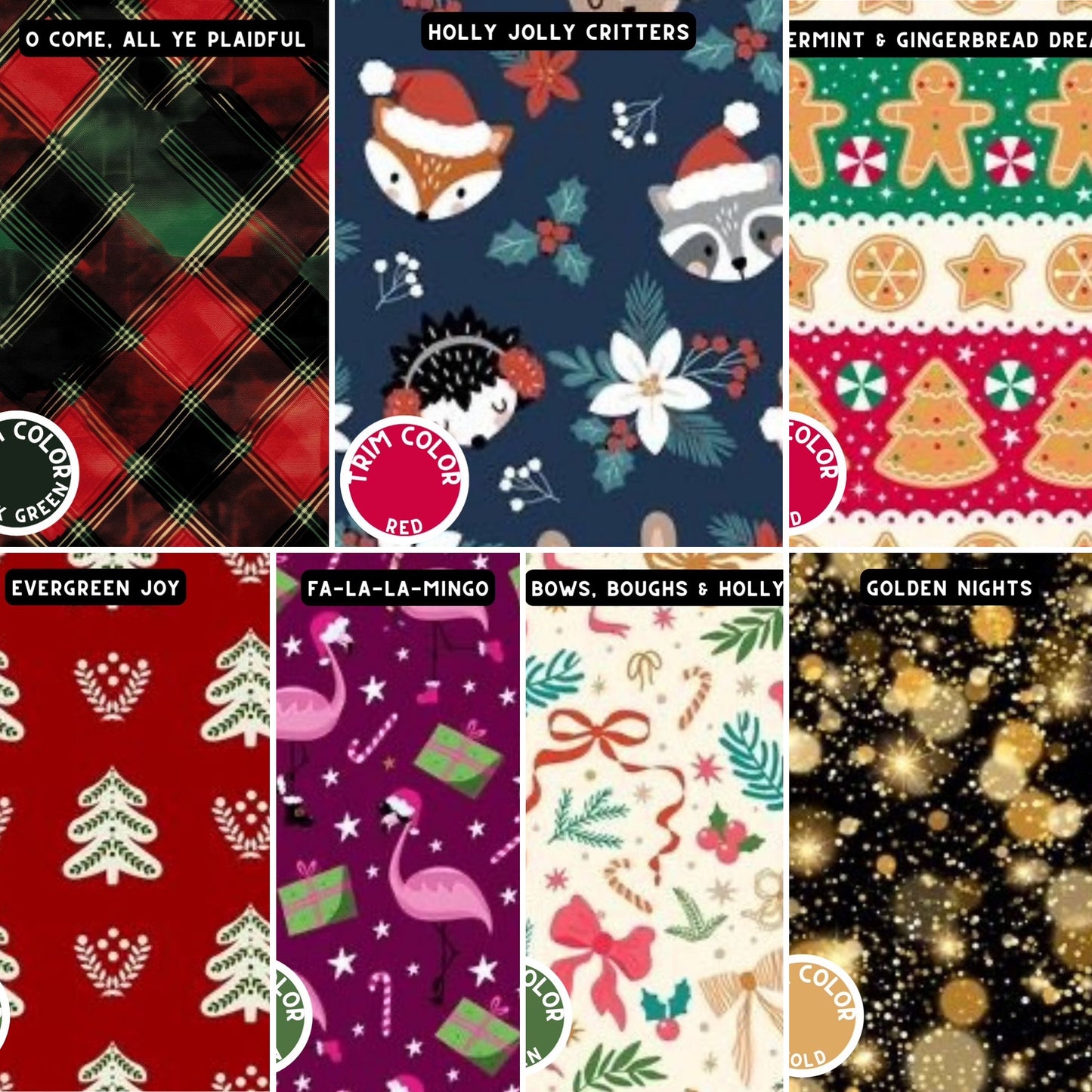 2025 Get Merry - Christmas Velcro Side Closure Vest