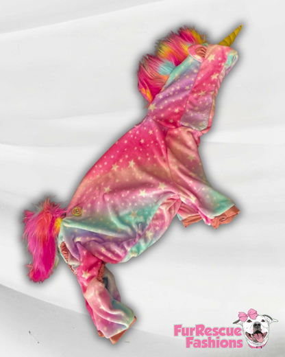 Luxury Fleece Unicorn Dog Costume