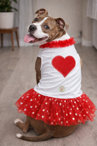 Lover girl Dog Tutu Dress (Available in 3 colors)