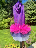 Glitter Illusion Prom Tutu Dress & Bow headband