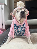 Cotton Candy Yarn Crochet Dog Hat