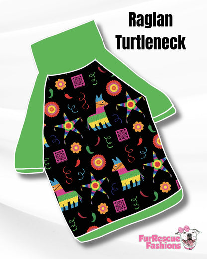 Cinco de Party Pajama with Green Neck & Trim/Sleeves