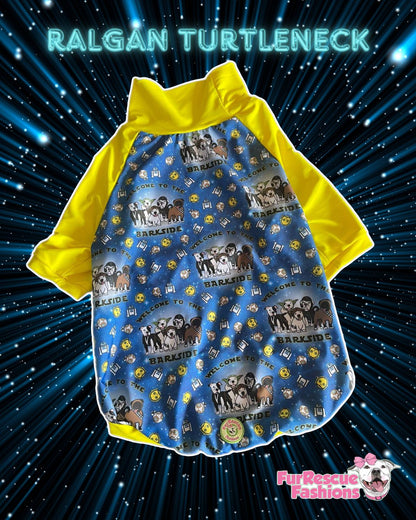 Welcome to the Bark Side - PAWJama with Yellow Trim & Neck