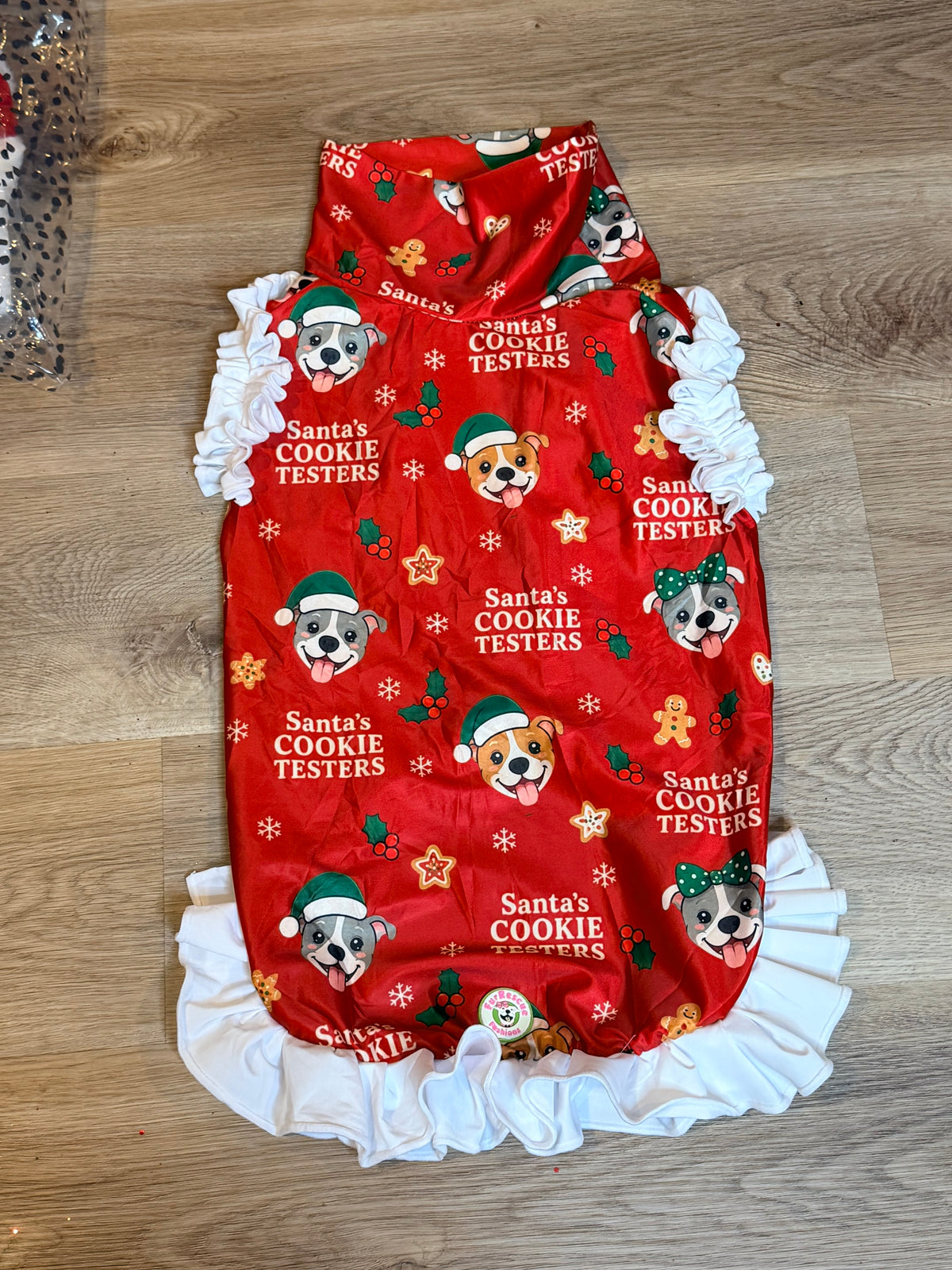 2026 Christmas Shirt With Ruffles On the Booty