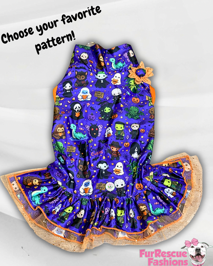 2026 Fall & Halloween Fancy Ruffle Dress (Available in all patterns)