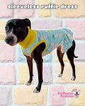 April Showers - May Flowers - PAWjama with Yellow Neck & Trim/Sleeves