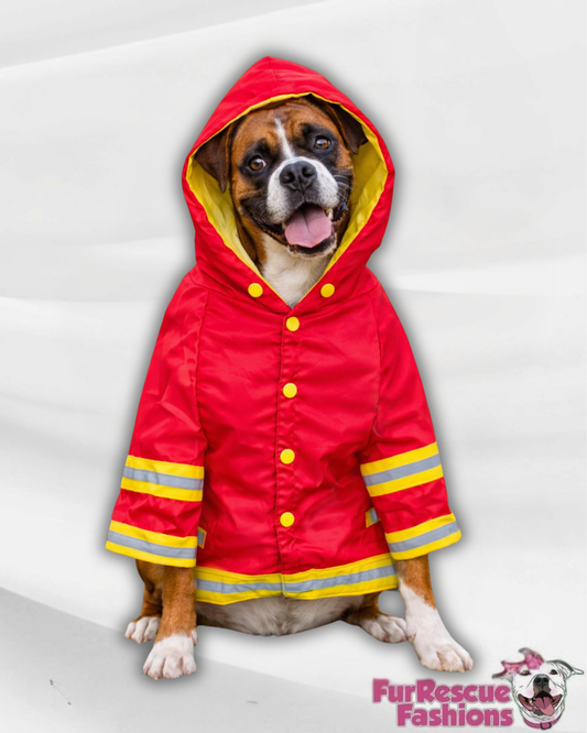 Fire Fighter Pawtrol Rain Jacket - Cape - Vest