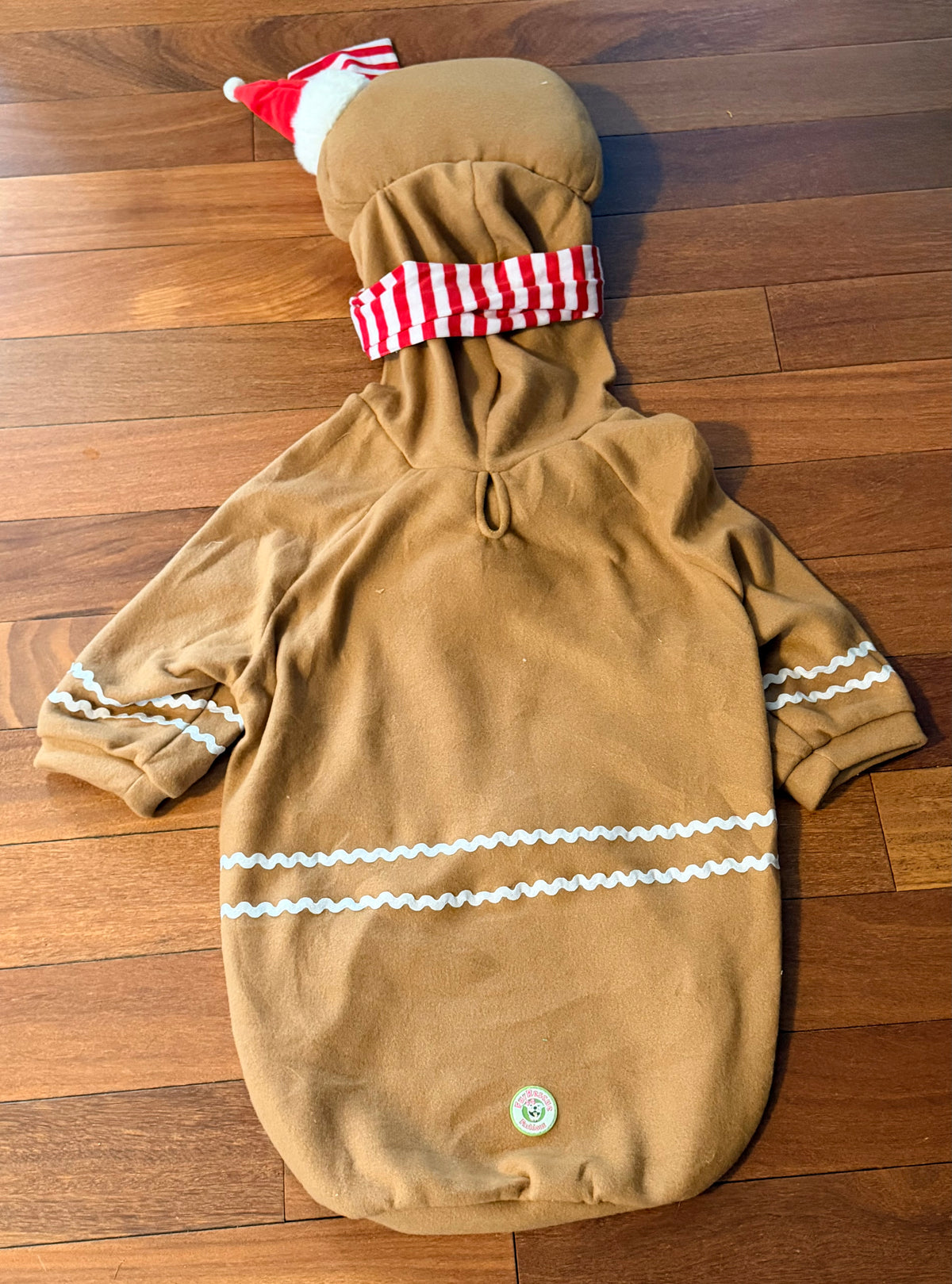 Sugar & Spice Gingerbread Christmas Dog Costume
