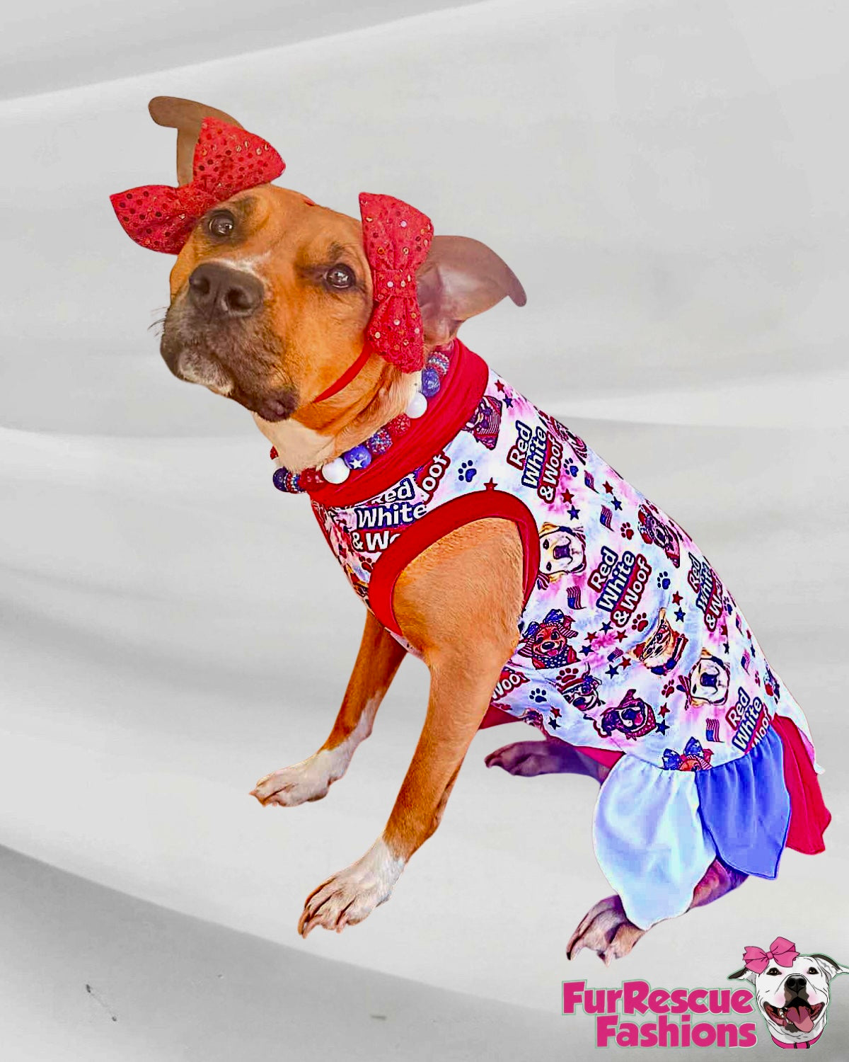 2026 Summer Dog Dress With Petal Skirt (Available in any pattern)
