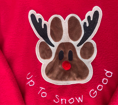 Rudolph Is Up To Snow Good Dog Hoodie