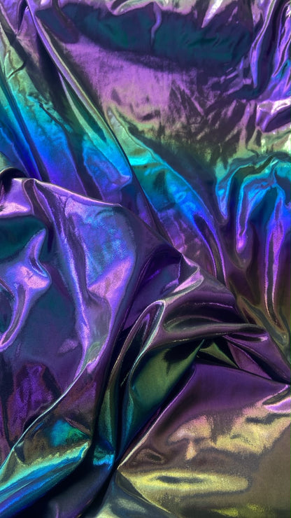 Iridescent Galactic Glow Dog Shirt/Dress/4-Legged PAWjama (UV50 Fabric)