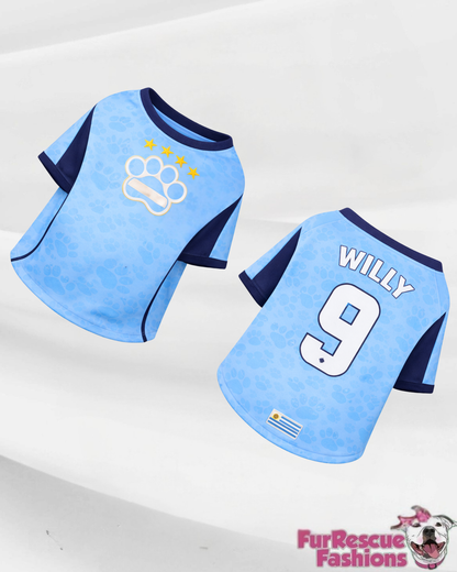 Uruguay Dog Jersey or Ruffle Dress – Soccer Cup 2026 | Custom Pet Soccer Shirt ⚽️🐾 (Copy)