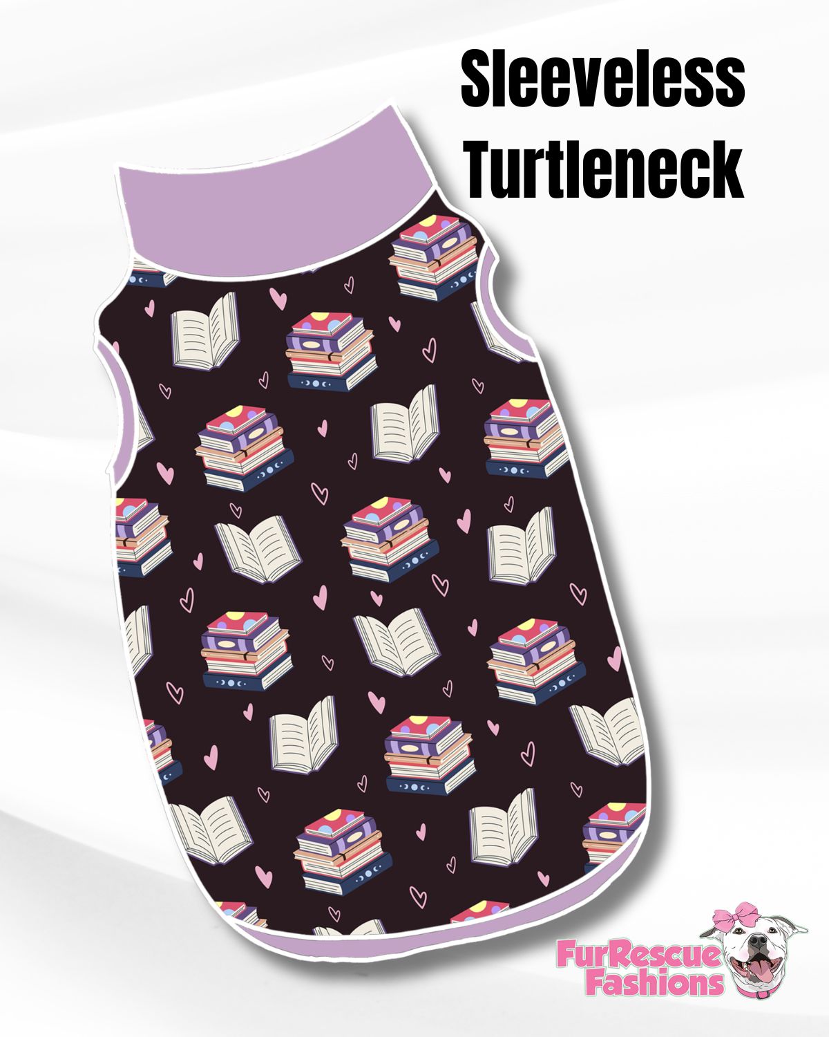 Study Buddy Pajama with Lavender Neck & Trim/Sleeves