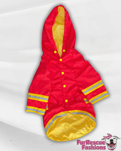 Fire Fighter Pawtrol Rain Jacket - Cape - Vest