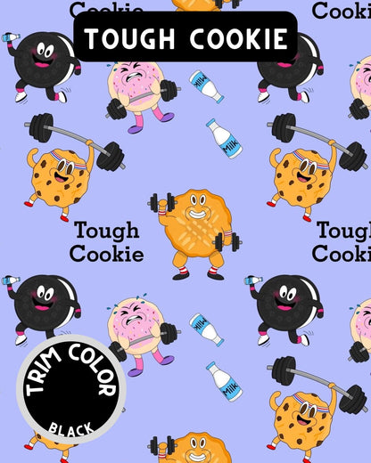 Tough Cookie Dog Dress With Ruffle / With Sleeves or Sleeveless