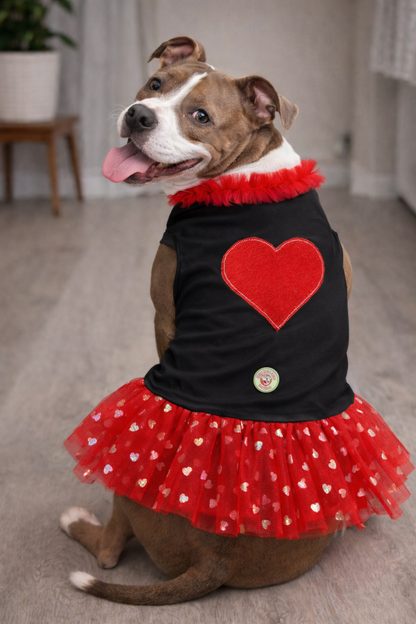 Lover girl Dog Tutu Dress (Available in 3 colors)