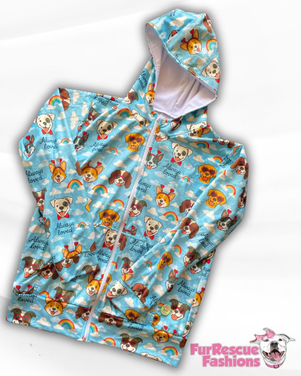 My Fur-Ever Valentine Matching Human Hoodie (Any Pattern Available)