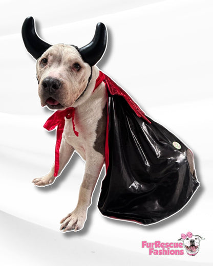 Little Devil Dapper Cape Dog Costume