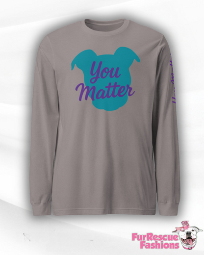 You Matter Unisex Long Sleeve Jersey