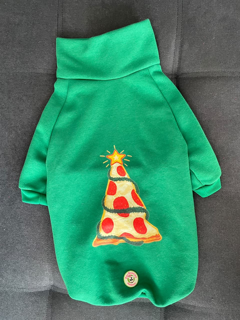 Pizza Christmas Tree Dog Sweater