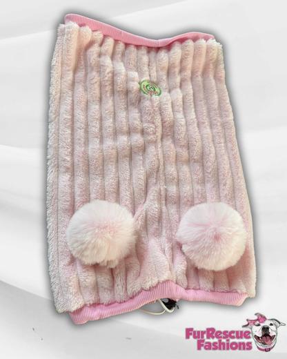 My Fur-Ever Valentine Dog Snood with Pompoms