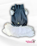 Denim & Diamonds Dog Tutu Dress