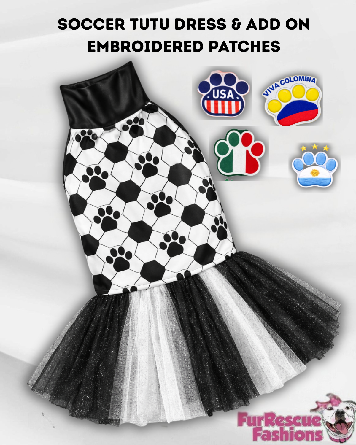 Add A Team Paw Patch - Embroidered - Detachable