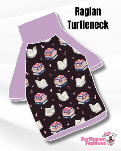 Study Buddy Pajama with Lavender Neck & Trim/Sleeves