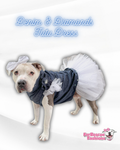 Denim & Diamonds Dog Tutu Dress