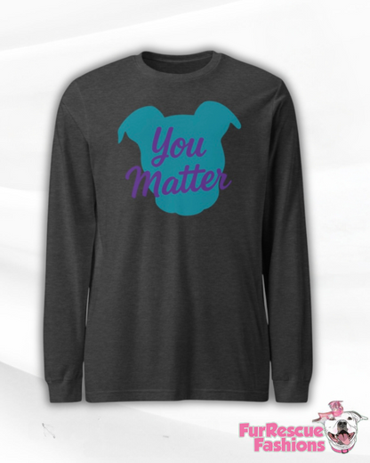 You Matter Unisex Long Sleeve Jersey