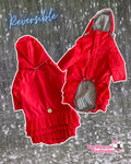 The Classy But Never Ordinary Reversible Rain Jacket Or Cape with Removable Hoodie And Skirt Or Ruffles