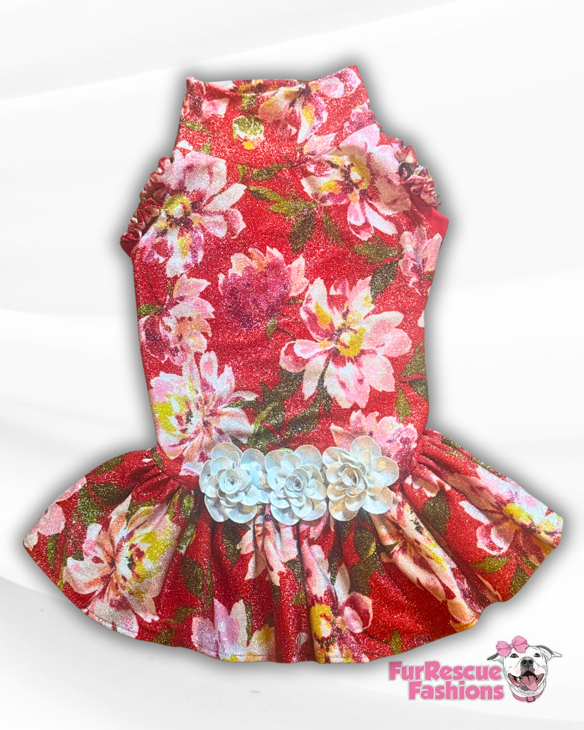 Holly Jolly Bloom Dog Dress