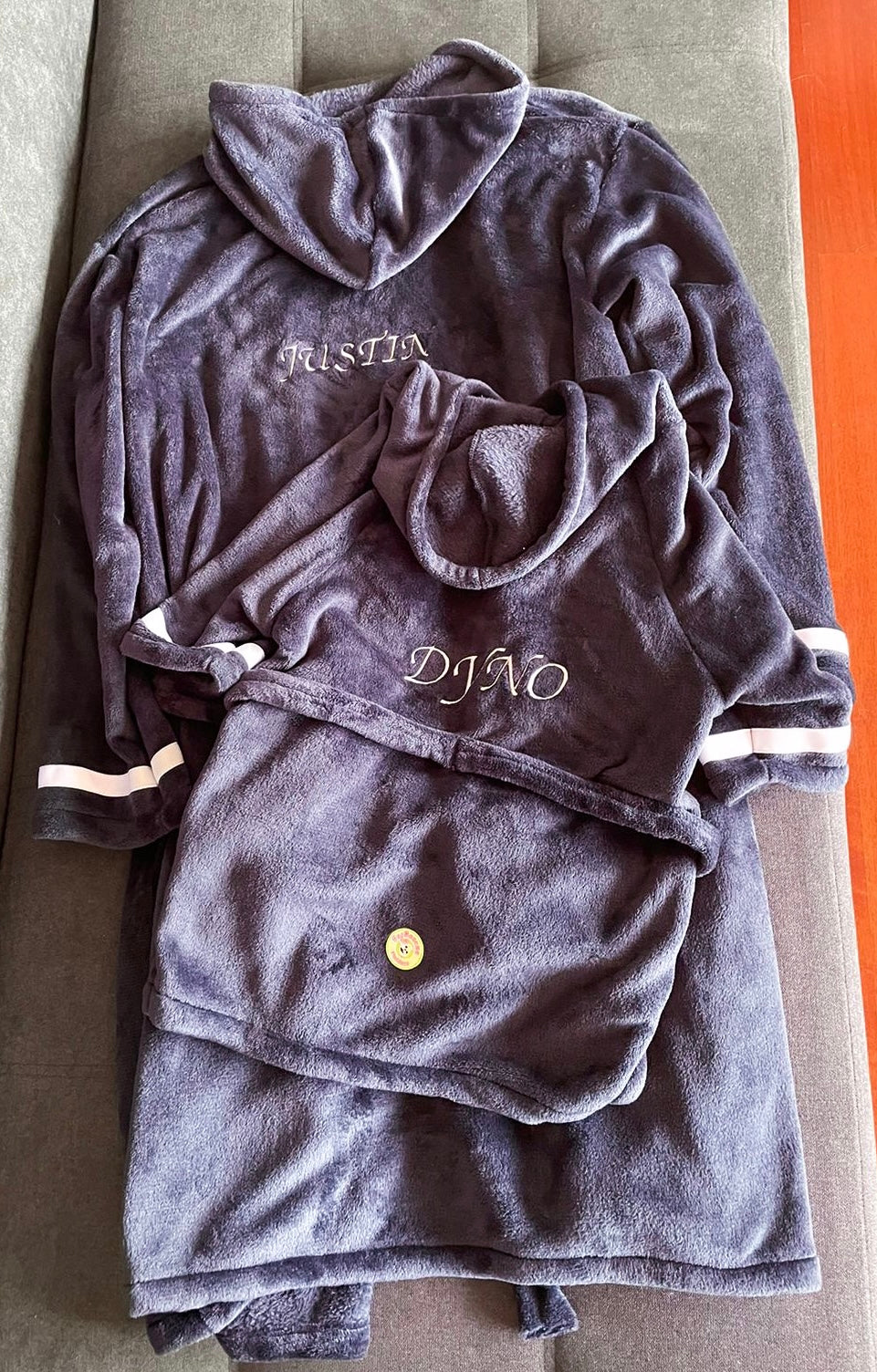 Matching Personalized Lux Spa Robe for Humans