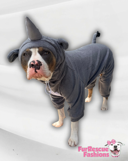 Rhino Dog Costume