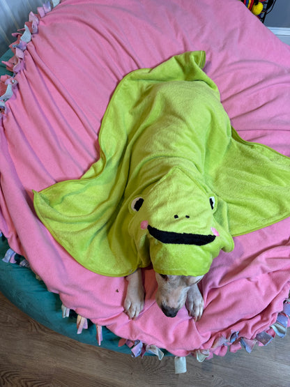 Froggy Snuggle Towel & Blanket