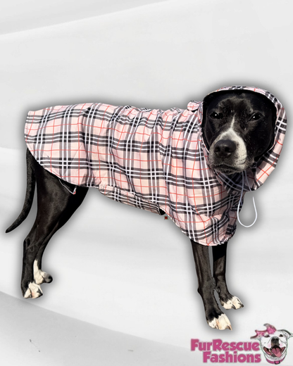 Classic Chic Barkberry Plaid Rain Jacket - Cape - Vest