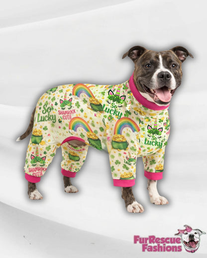 St. Pawtricks & Easter 4 Legged PAWjamas with Turtle Neck (Available in any pattern)