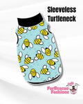 Bumblebees Dog Pajama with Black Neck & Trim/Sleeves