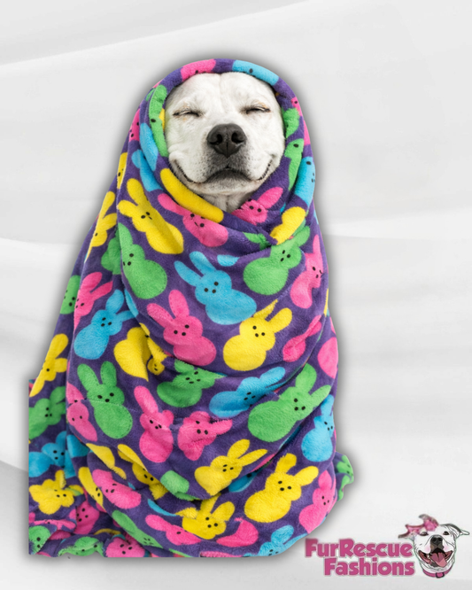 St. Pawtricks & Easter Throw Blanket With Sherpa Lining (Choose your pattern)