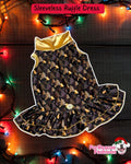 2023 Christmas & Hanukkah UV50 Dog Dress With Ruffle