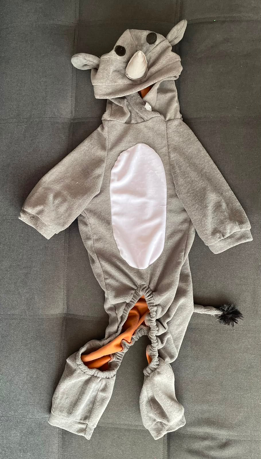 Rhino Dog Costume