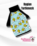 Bumblebees Dog Pajama with Black Neck & Trim/Sleeves