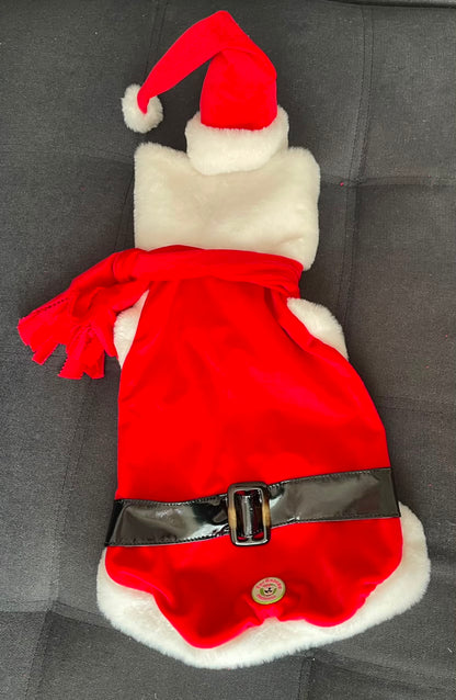 Santa & Pompoms Sleeveless Dog Shirt