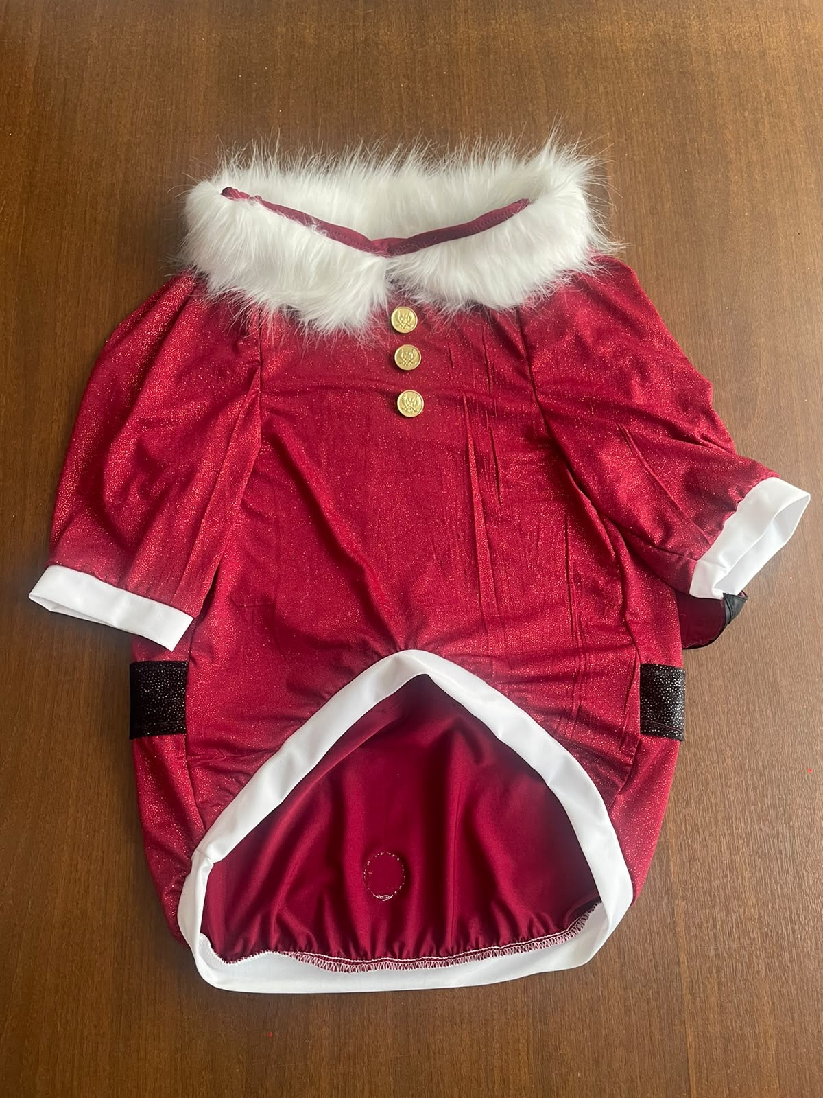 Santa’s Scarlet Christmas Dog Shirt