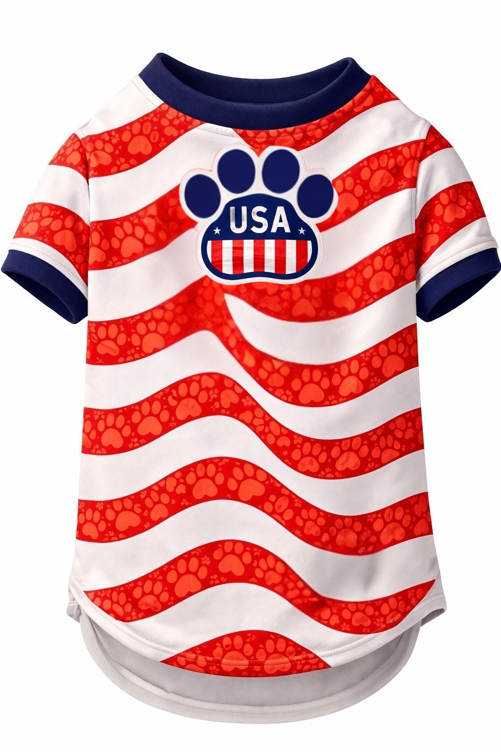 USA Dog Jersey or Ruffle Dress – Soccer Cup 2026 | Custom Pet Soccer Shirt ⚽️🐾