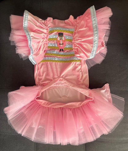 Sugar Plum Nutcracker Couture Christmas Dog Dress