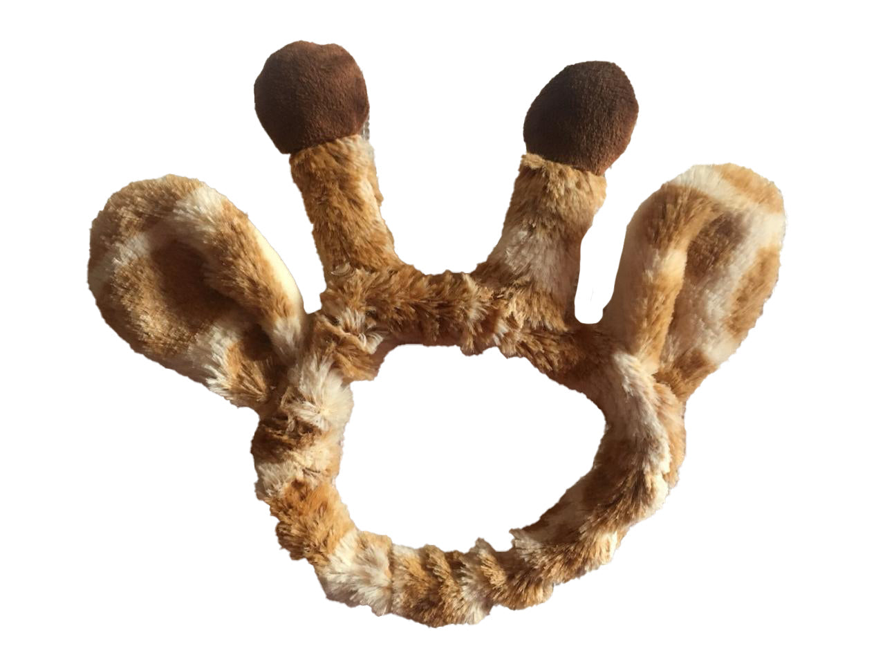 Luxury Fleece Giraffe Dog Outfit with Headband