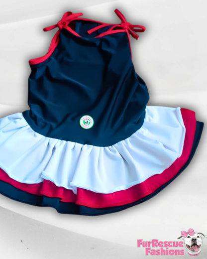 Americana Sweetheart Dog Dress