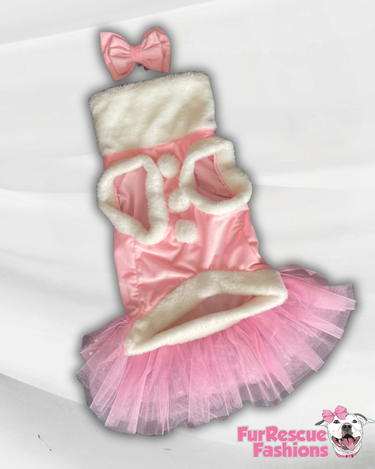 Blush Santa Belle Dog Dress