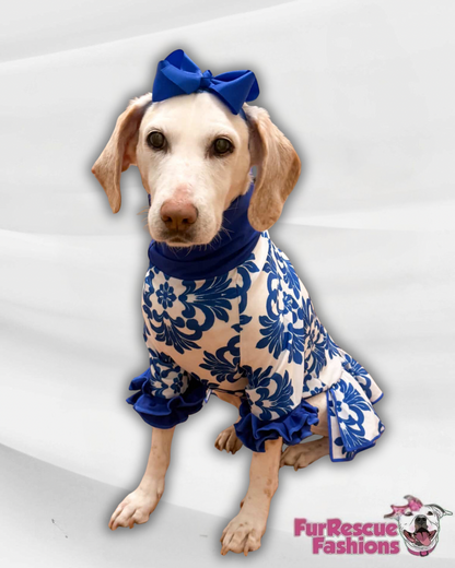 2026 Spring Dog Dress With Ruffle / With Sleeves or Sleeveless (Available in any pattern)